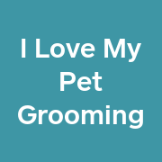 I Love My Pet Grooming logo