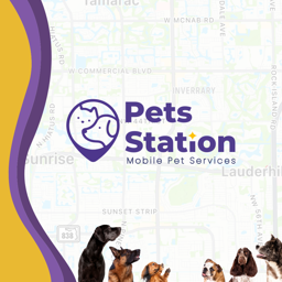 Pets Station Mobile Grooming logo